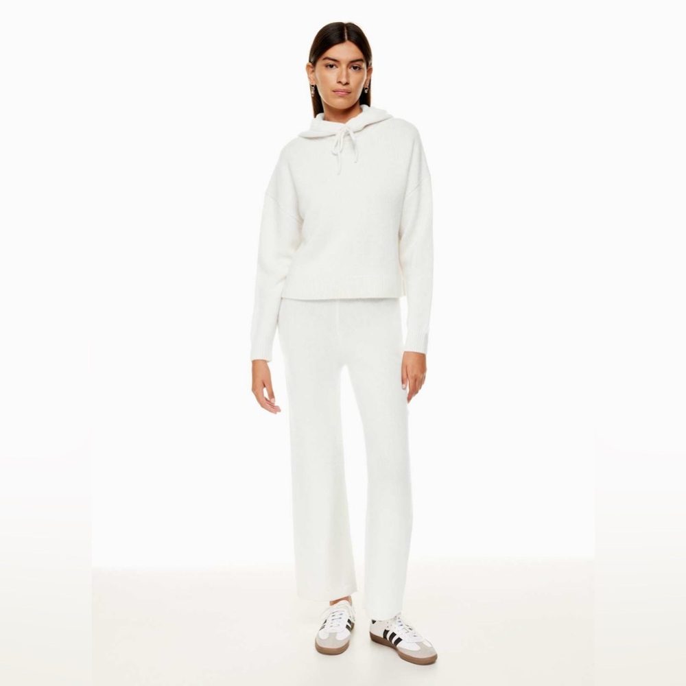 Babaton Cream Knit Hoodie